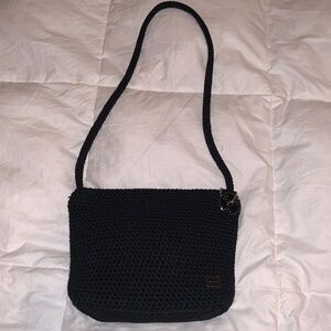 The Sak Shoulder Bag,  Black Knit Excellent Condition, Like New.